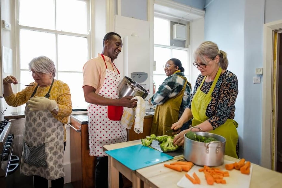 social determinants of health cooking and food
